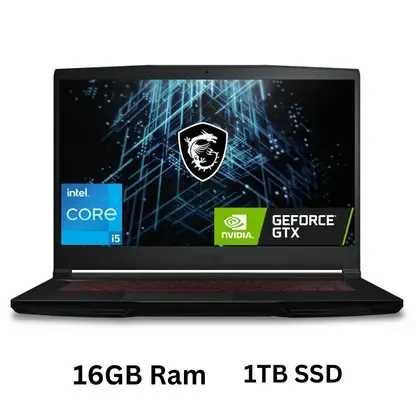 Gaming Laptop on rent with Graphic Card - Intel Core i5 - i7, 16GB RAM, 1TB SSD